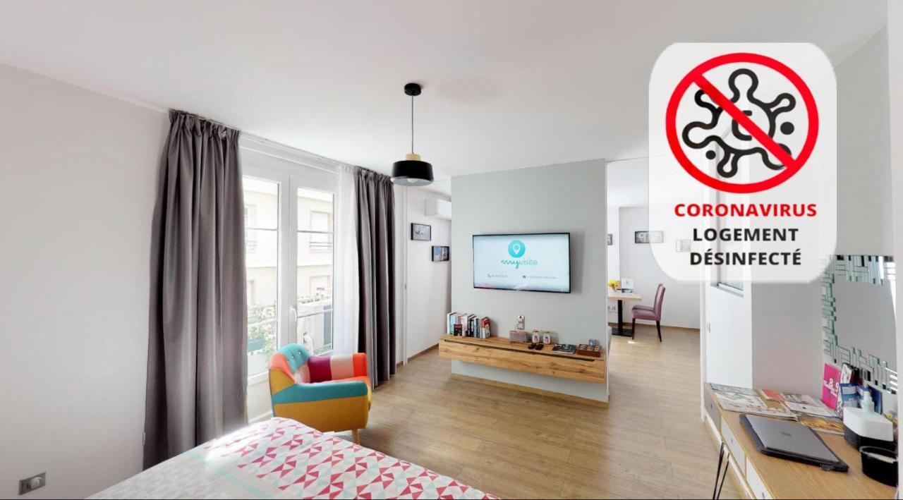 Appartement Cosy Au Coeur De Grenoble Avec Parking Gratuit Exterior foto